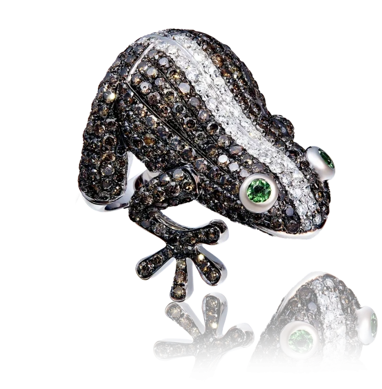 FROG DIAMOND RING (SIZE 55)