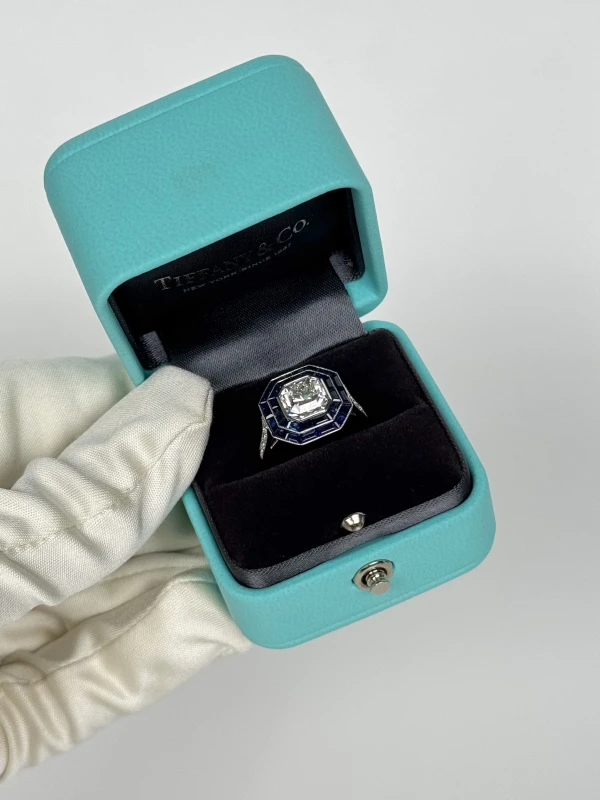 Tiffany & Co VINTAGE RING, LUSEDA SOLITERE DIAMOND 2.06 CT H/VS1 RING (SIZE 52) TR2.06 5