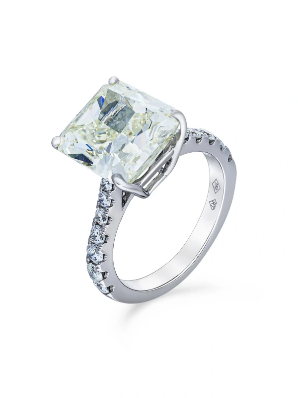 Earrings without a brand CUSHION DIAMOND 5.50 CT N/VS1 RING (SIZE 50) 272056 1