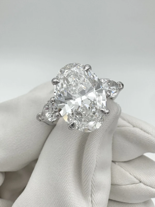 No name OVAL DIAMOND 5.01 CT E/VVS2 RING (GIA) NN5.01-200 3