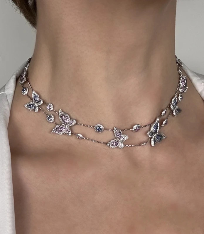 Chopard HAPPY BUTTERFLY NECKLACE 41/4985/401 7