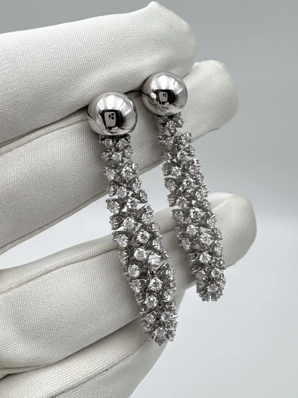 RalfDiamonds DIAMOND EARRINGS 5.88 CT F/VS RD5.88CT F/VS 3