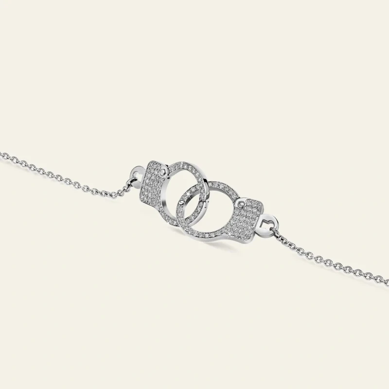 Jacob & Co Love Lockdown Interlocking Diamond Necklace 92457630 2