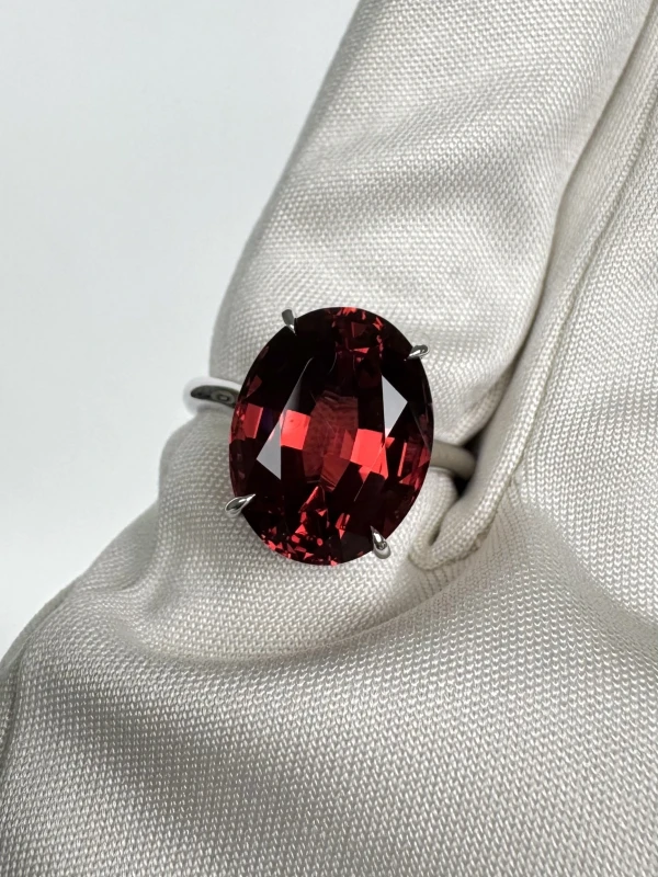 No name Burma Spinel 9.20 ct Orange Ring (No hited) GRS NN9.20 6