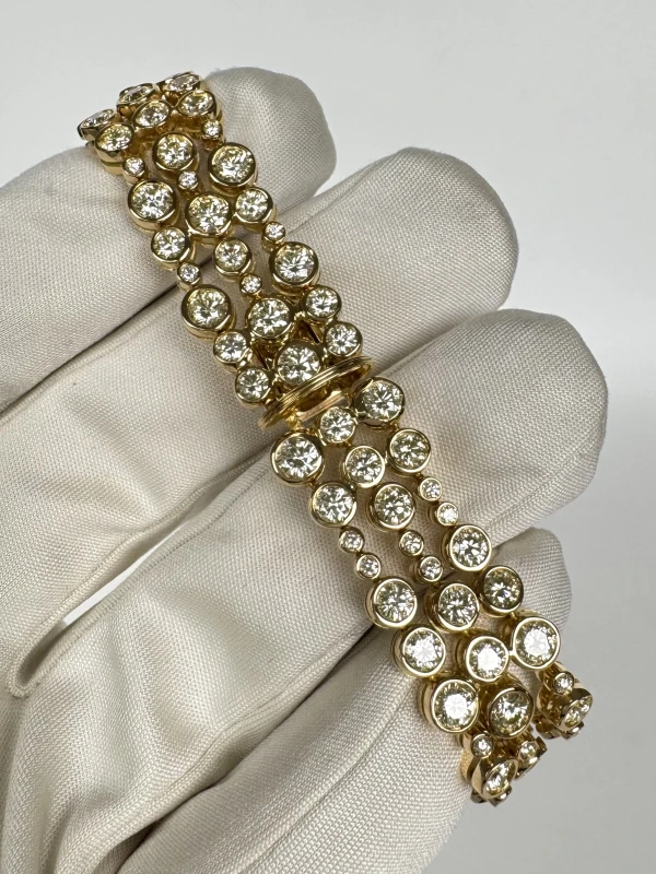 RalfDiamonds ROUND DIAMOND 11.53 CT BRACELET (SIZE 17) RD11330 3