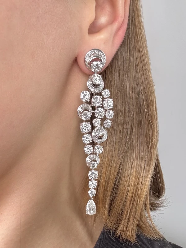 Graff DIAMOND 25.00 CT EARRINGS RGE25ct 2