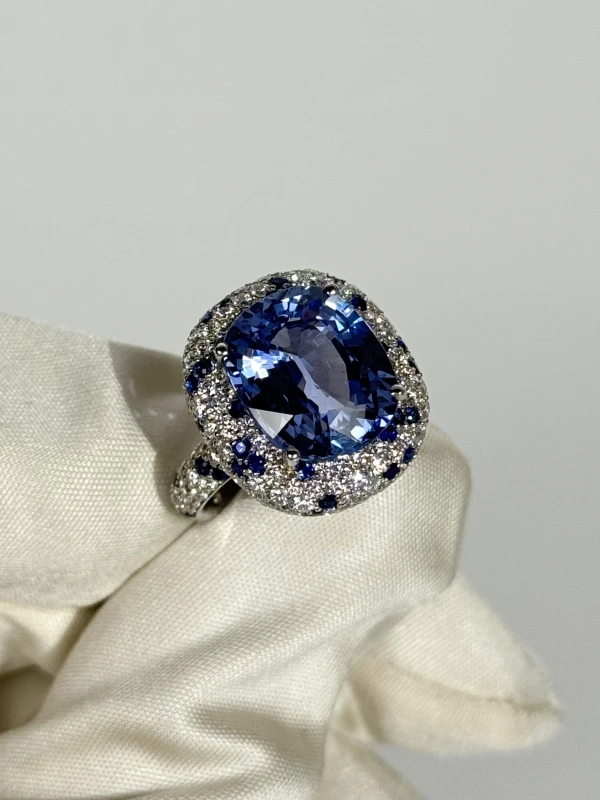 Verdi Jewellery КОЛЬЦО С САПФИРОМ 9.54 CT A24E 3