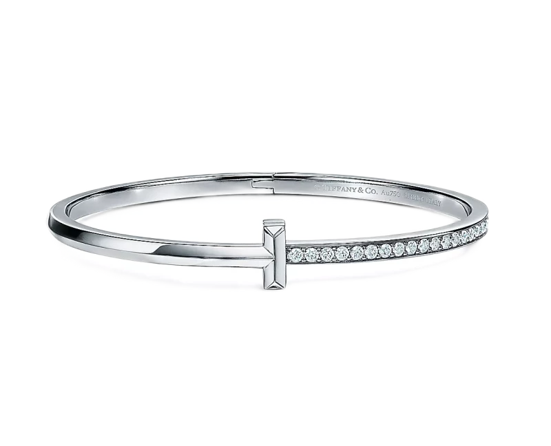 T1 Narrow Diamond Hinged Bangle