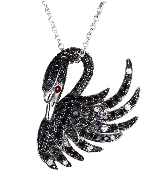 Boucheron Sypris Swan Necklace