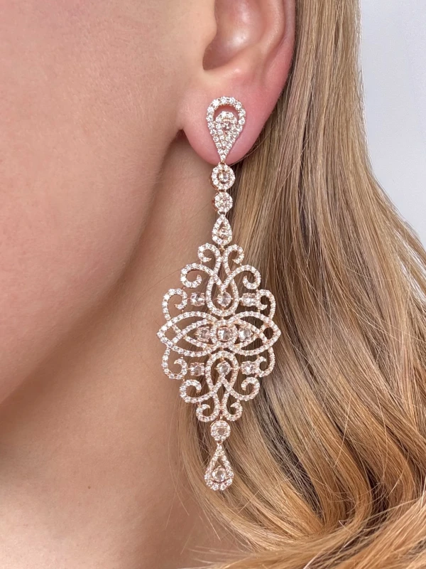 RalfDiamonds DIAMOND 4.01 CT EARRINGS RDE2356 2