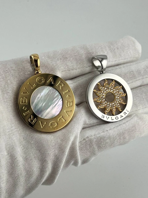 Bvlgari BVLGARI TONDO SET, TWO PENDANTS ON THE CHAIN BVLGARI PENDANT SET 4