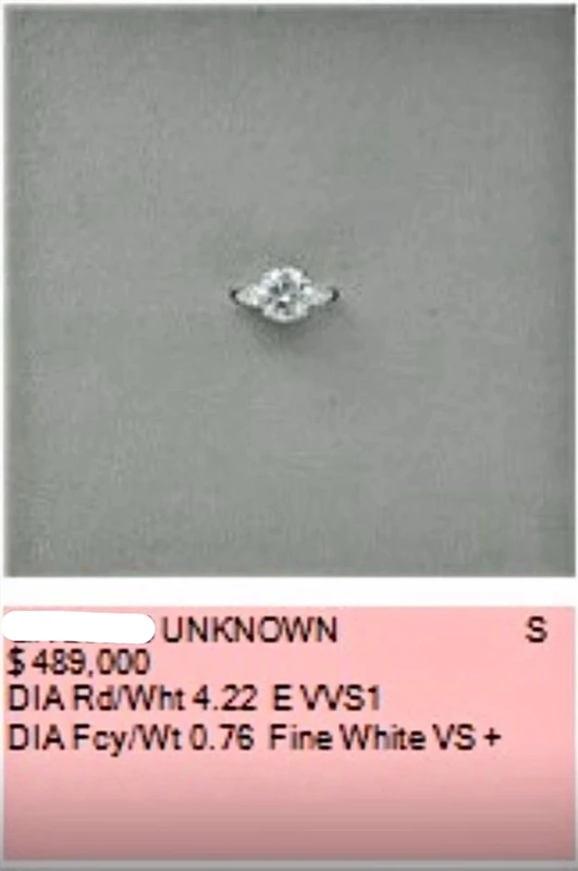 GRAFF ROUND DIAMOND 4.22 CT E/VVS1 EXEXEX RING GR 4.22 ct E/VVS1 2