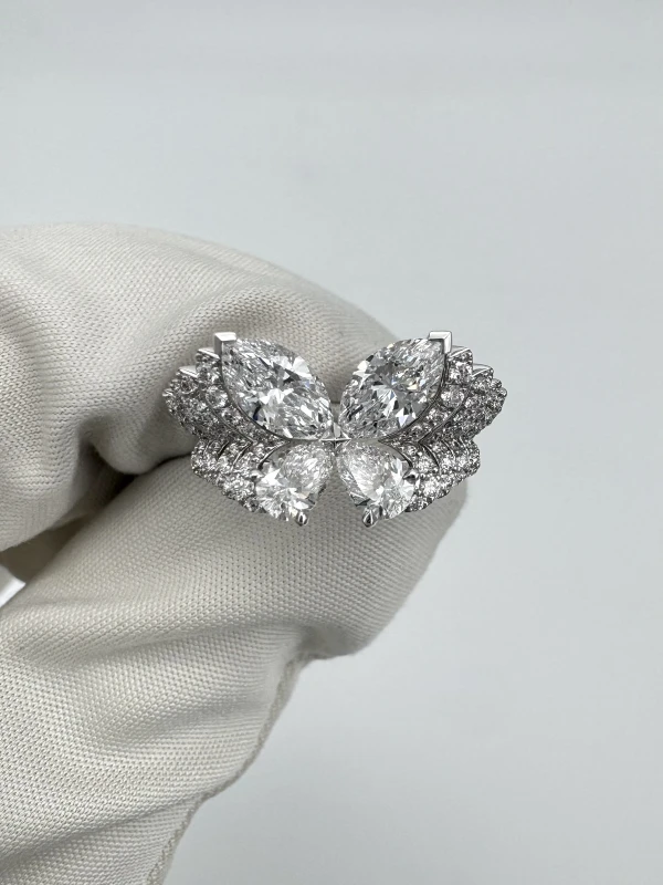 Graff Butterfly Diamond Ring (SIZE 53) RGR861 4