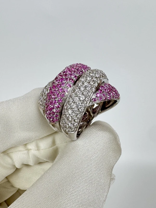 RalfDiamonds DIAMOND & SAPPHIRE RING RDef/vvs 2
