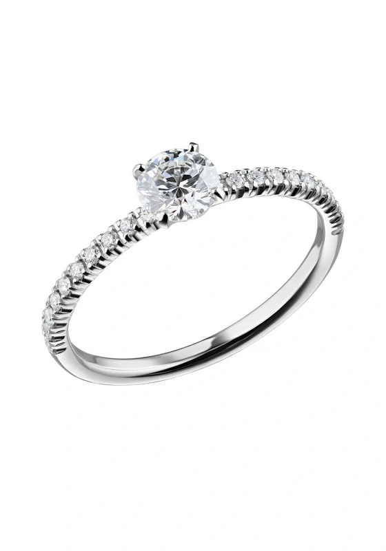 ROUND DIAMOND 0.41 CT RING (SIZE 52)