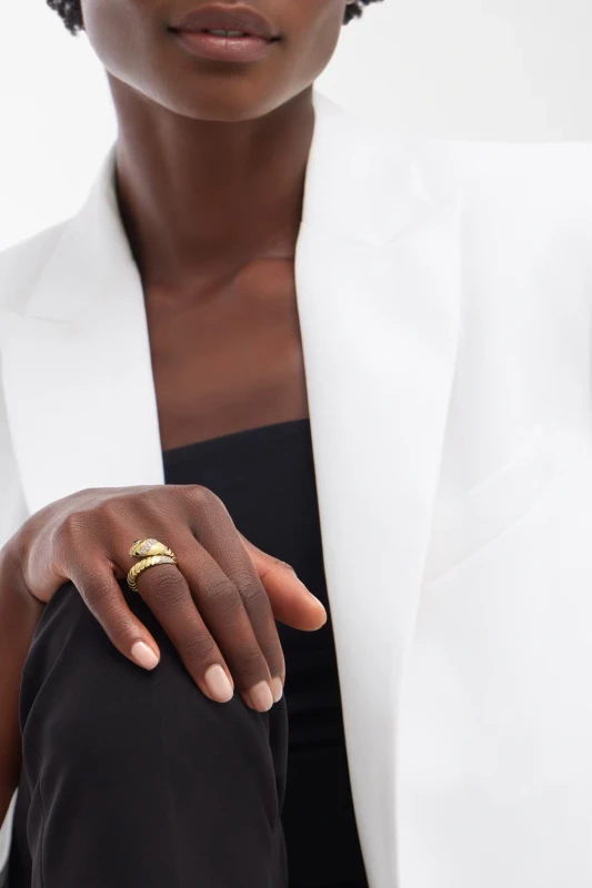 Bvlgari Serpenti Tubogas Bague Ring (SIZE 54-56) 360660 3