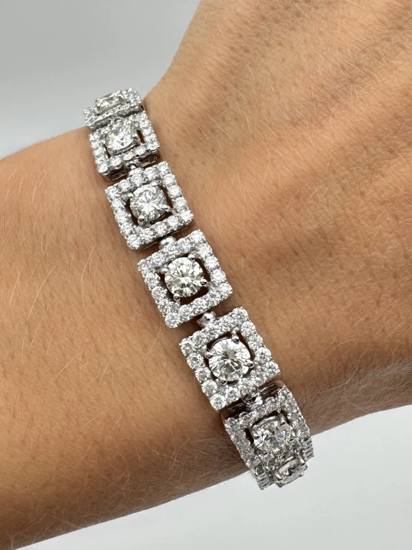 RalfDiamonds ROUND DIAMOND 11.66 CT BRACELET (SIZE 18) RFD1765 4