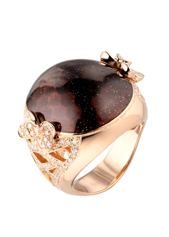 C'est Moi Rose Gold Diamond Enamel (SIZE 54)