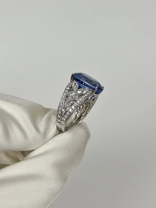 VERDI JEWELLERY КОЛЬЦО С САПФИРОМ 15.67 CT A45F 4