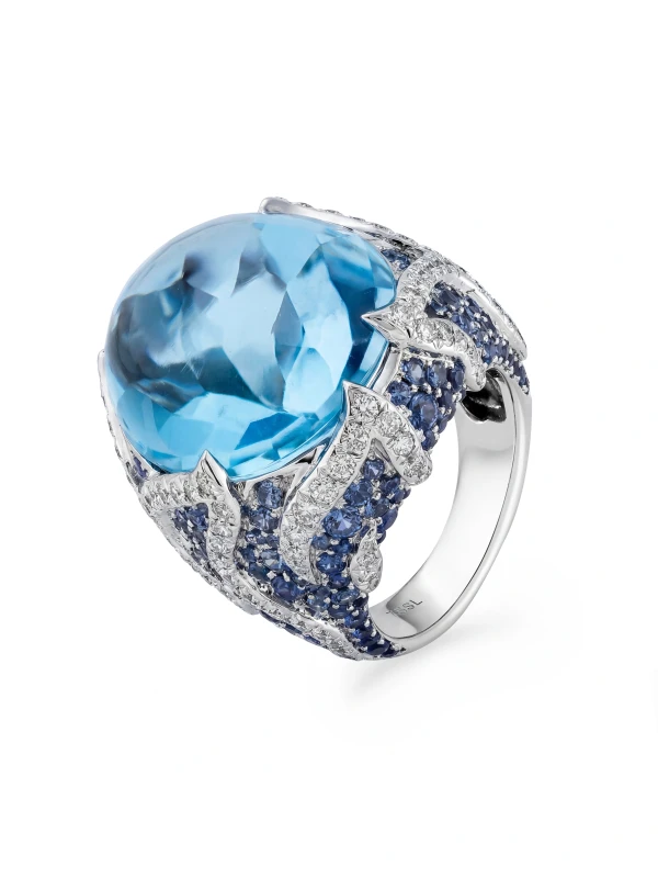 ADLER. TOPAZE 39.93 CT RING (SIZE 52) 01-11294 1