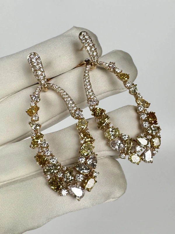 Crivelli DIAMOND 11.94 CT EARRINGS CR8335 4