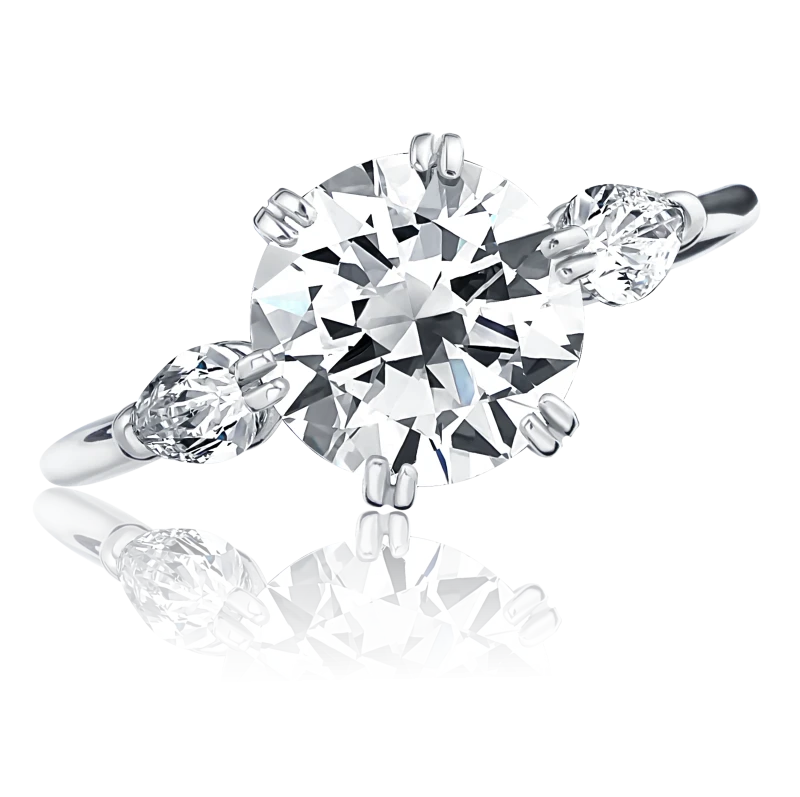 ROUND DIAMOND 1.50 CT I/SI RING (SIZE 54)