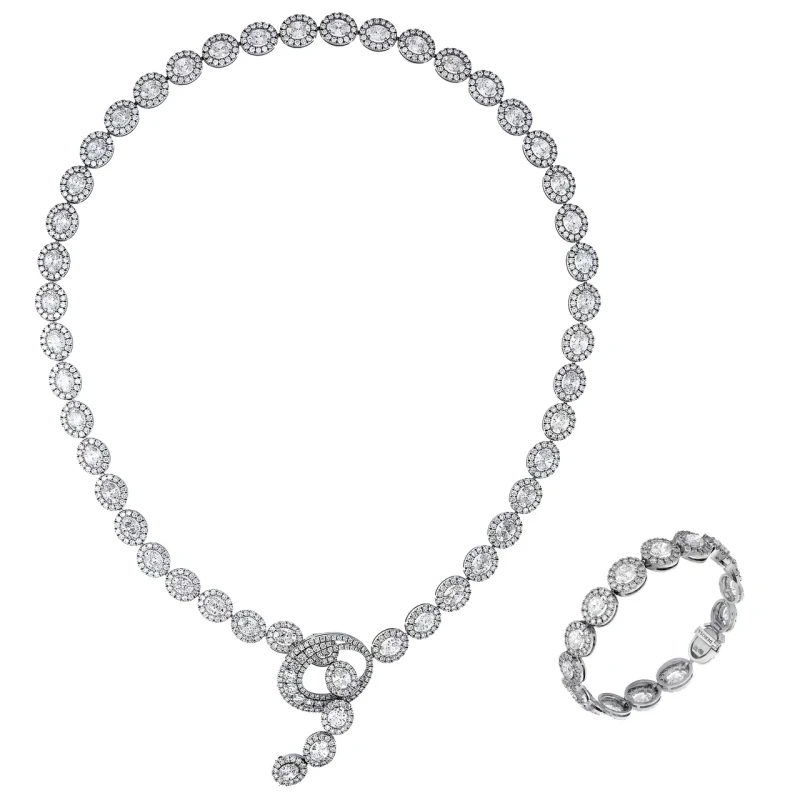 DIAMOND 49.71 CT TRANSFORMABLE NECKLACE