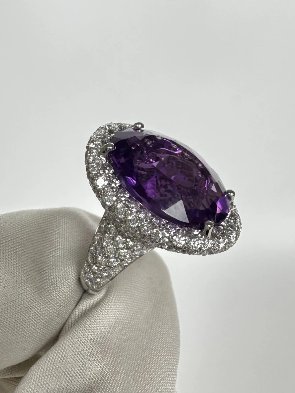 Adler AMETHYST AND DIAMONDS RING 125641 3