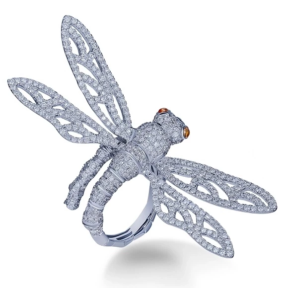 No name DIAMOND DRAGONFLY Jewelry