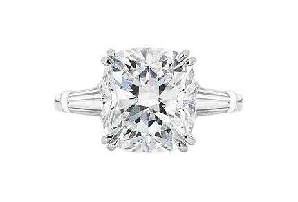 Earrings without a brand CUSHION DIAMOND 2.56 CT F/VS1 RING (GIA) nn2.56 ct F/VS1 1
