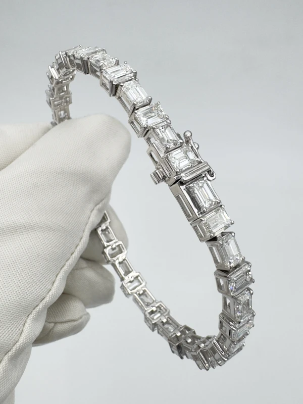 RalfDiamonds EMERALD DIAMONDS 15.22 CT BRACELET RFD15.22 CT 3