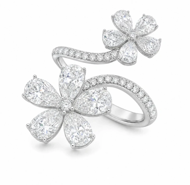 DIAMOND RING 4.79 F-G-H/VVS-VS GIA