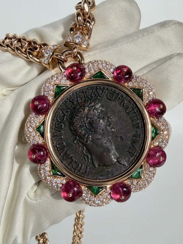 Bvlgari 'Monete' Antique Coin Limited Edition Necklace BVG Monete 5