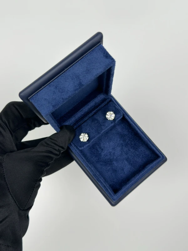 No name СЕРЬГИ-ПУСЕТЫ С БРИЛЛИАНТАМИ 3.01 - 3.01 CT F/VVS2 EXEXEX (GIA) NN3.01-3.01F/VVS 7