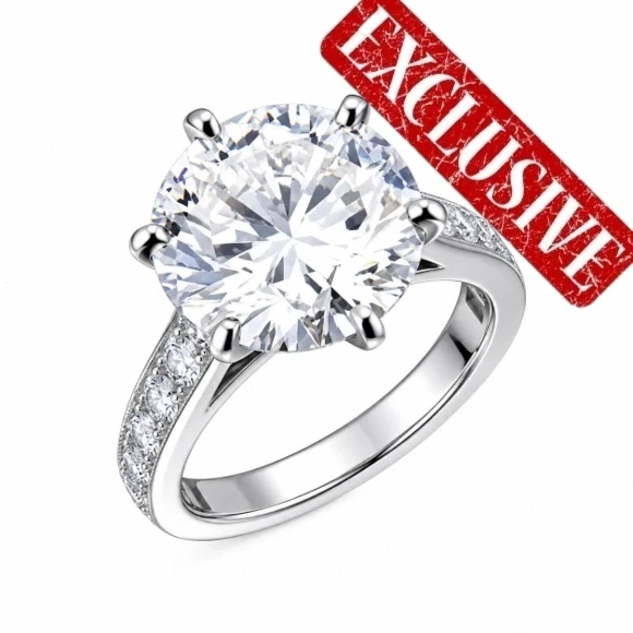 SOLITAIRE 1895 DIAMOND 8.02 CT G/VVS1 RING (SIZE 55) GIA