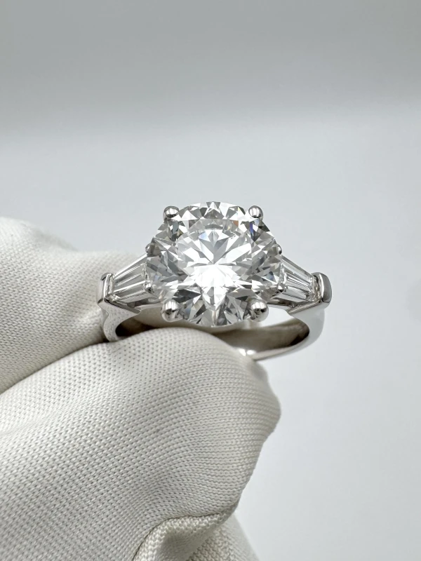 No name ROUND DIAMOND 3.03 CT G/VVS1 RING (GIA) EXEXEX 891-NN3.03 4