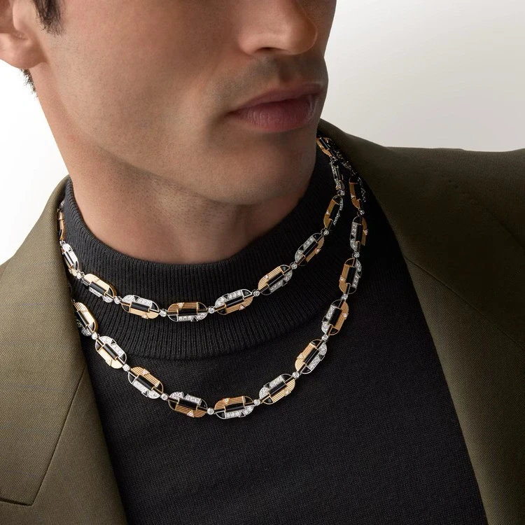 Cartier GÉOMÉTRIE & CONTRASTES NECKLACE, ONYX, TRANSFORMABLE, PAVED H7001182 3
