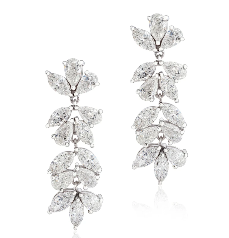RalfDiamonds DIAMONDS 7.48 CT EARRINGS RFD7.48 CT 1
