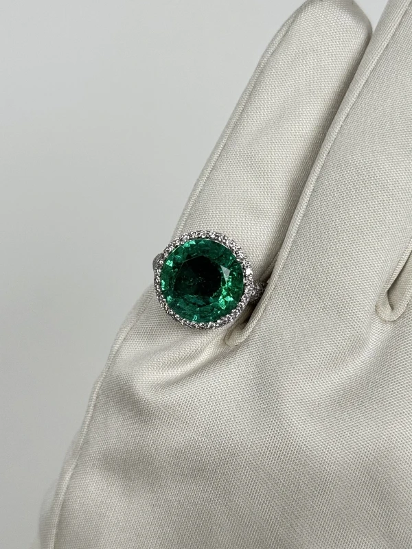 СЕРЬГИ NO NAME EMERALD 7.00 CT RING (SIZE 55) NN 7.00 CT 5