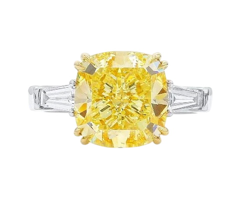 No name CUSHION DIAMOND 3.03 CT Y to Z/VS2 RING (GIA) NN3.03Y-Z 1