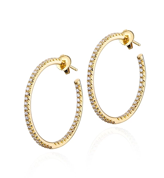 Tiffany & Co METRO HOOPS EARRINGS tiffany & Co