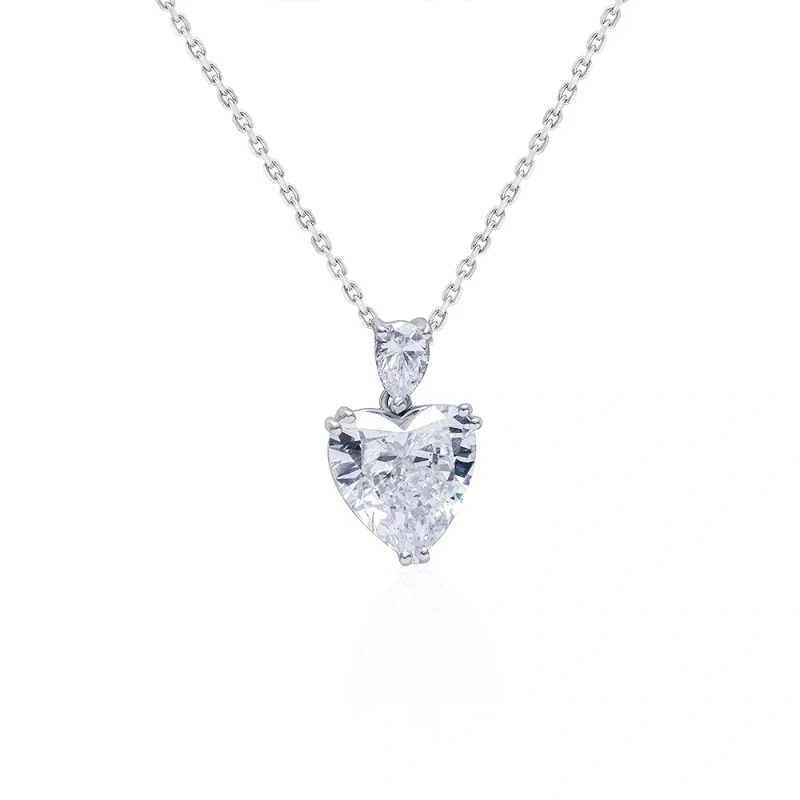 HEART DIAMOND 2.02 CT G/SI1 PENDANT