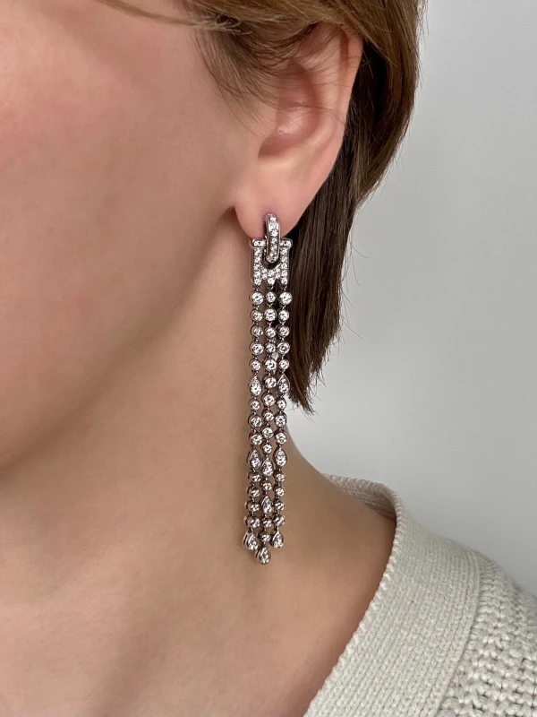 Chopard DIAMOND EARRINGS 6.43 CT 84/4277/0 2