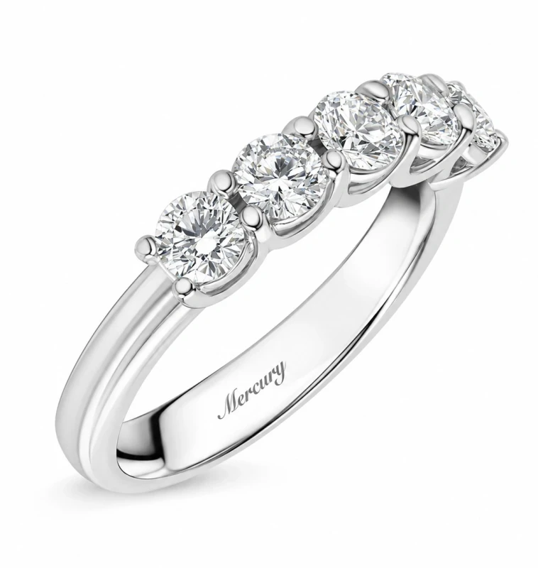 ROUND DIAMOND 0.56 CT RING (SIZE 50