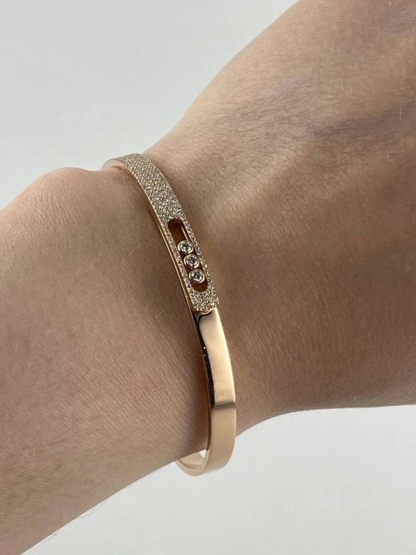 Messika MOVE NOA BANGLE SM PAVÉ (SIZE S) 10093-PG-S 6