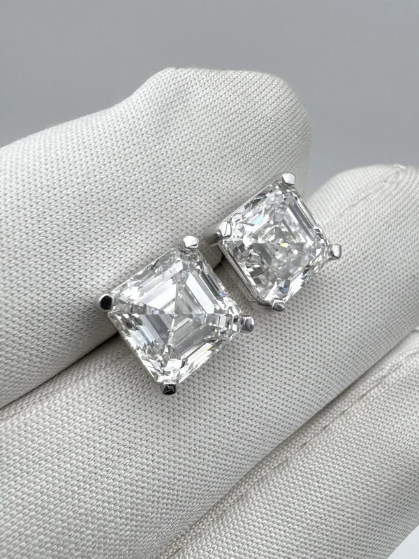 No name DIAMOND EARRINGS 3.02-3.08 CT F-G/VS1 (GIA) 3,02-3,08 CT ASHER 4