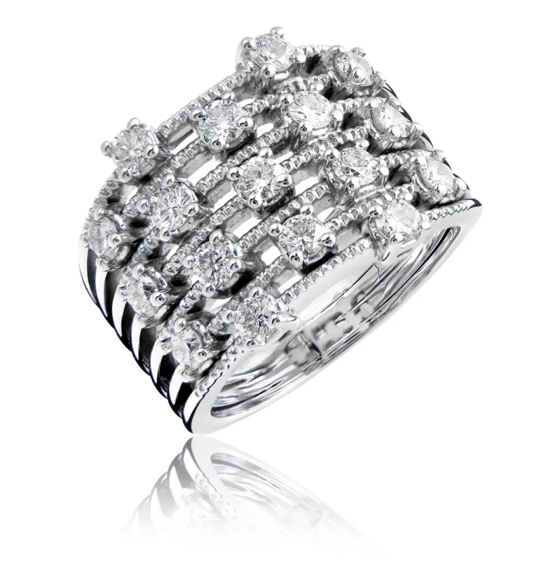 ROUND DIAMOND RING (SIZE 53)