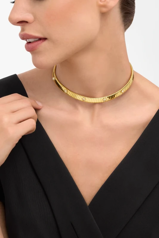 Bvlgari Tubogas Necklace (SIZE 36) 360869 3