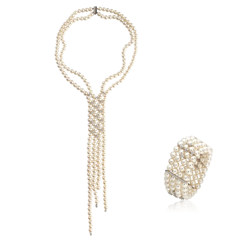 PEARL & DIAMOND SET