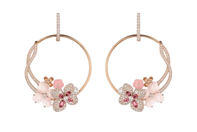Hortensia Aube Rosée Earrings